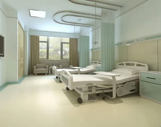 T Grade Waterproof Vinyl Floor for Hospital Library Spaces PVC Flooring Roll