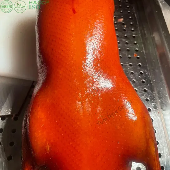 Delicious Beijing Roast Duck Crispy Skin and Flavorful Traditional Chinese Cuisine Honey Glazed and Ready to Eat Roasted Perking Duck