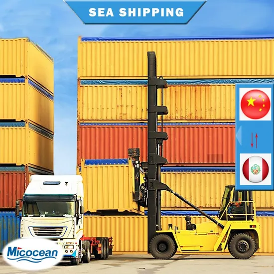 DDP DDU Shipping Container Service Sea Freight From China to Peru