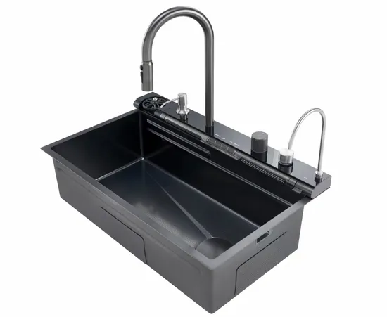 Premium Handmade Kitchen Stainless Steel Sink with Thickened Design Multifunctional Sink