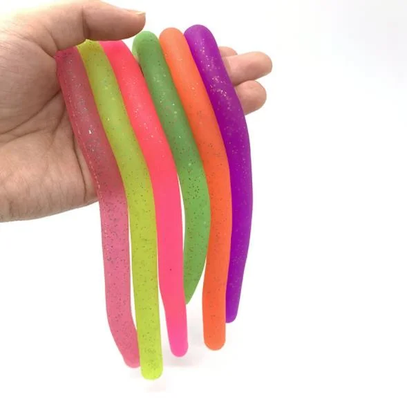 Children Adult Decompression Toy Luminous Noodle Stretch String TPR Rope Anti Stress Toys String Fidget Autism Vent Toys