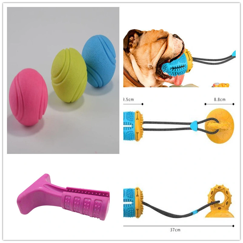 New Design Rolling Dog Play Ball Puzzle and Chew Toy for Pets Treats Rubber Ball Toy Infinite Scrolling Dog Toys