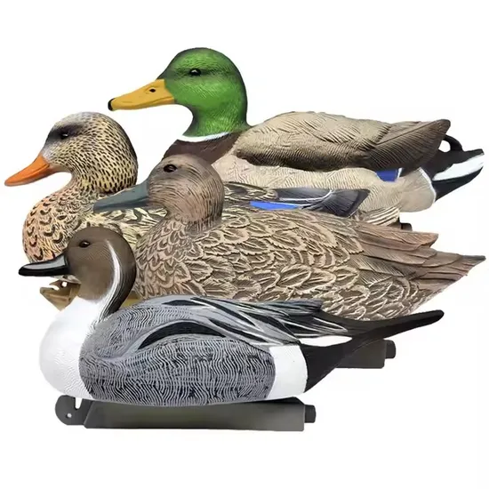 Realistic Outdoor Plastic Duck Decoys for Hunting Enthusiasts 