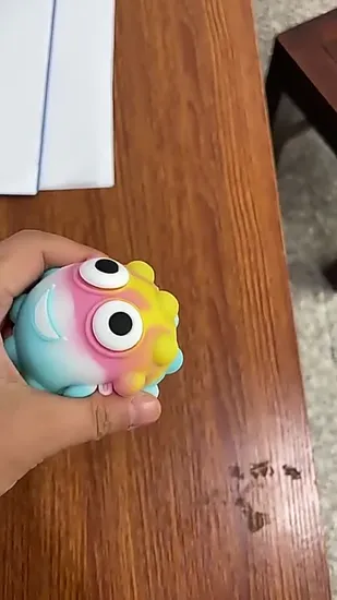 Pop Silicone Kneading Ball 3D Bubble Light Grip Ball Fingertips Vent Stress Toy 