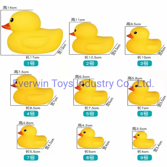 Plastic Toy Kids Gift Floating Toys Vinyl Toys Yellow Duck 