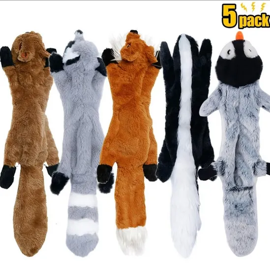 3 Pack 5 Pack Fox, Raccoon, & Squirrel 