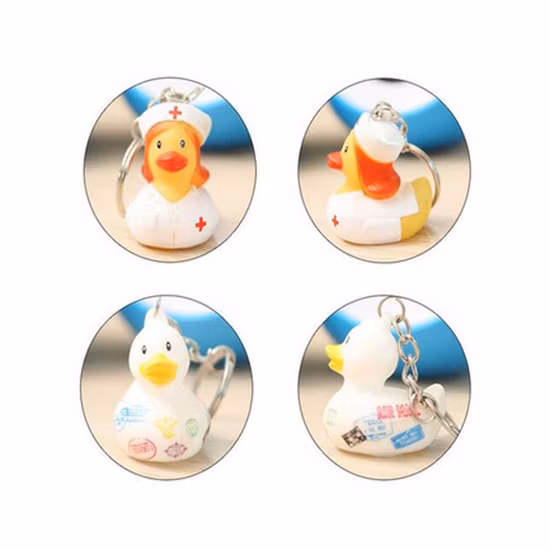 Professional Rubber Duck Toys Keychain