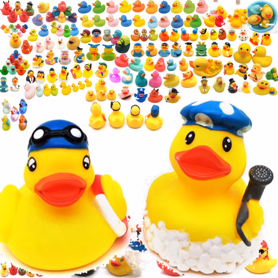 Child Classic Plastic PVC Shower Flashing Light up Bath Toy Rubber Duck