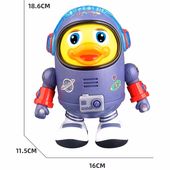 Battery Operated Toy Plastic B/O Dancing Duck