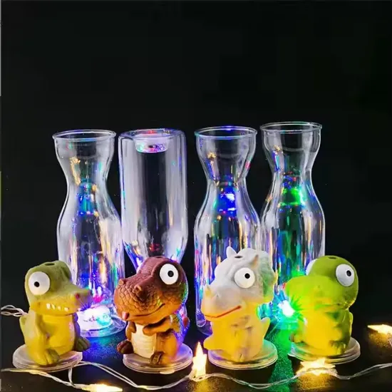 Carnival Funny LED 3D Animal Slush Cup Yard 350ml Plastic Yard Cups 