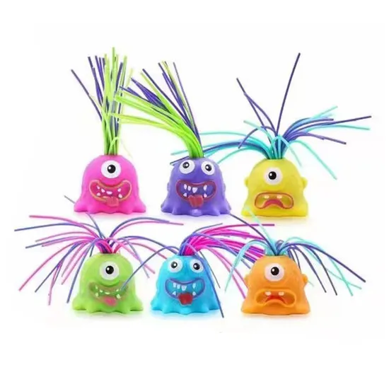 Zhiqu Pulling Their Hair Will Call The Little Monsters to Relieve Their Stress and Vent New and Strange Kids Educational Toys. 